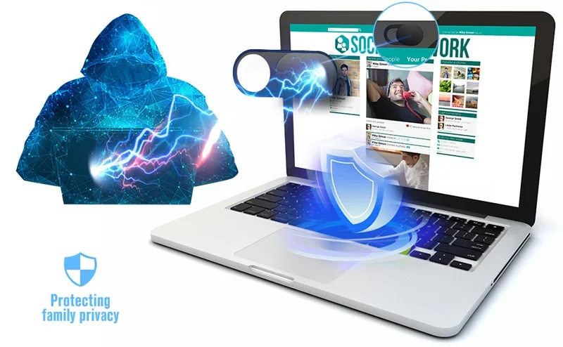 Webcam Cover Sluiter Magneet Slider Plastic Camera Cover voor iPad Tablet Web Laptop Pc Camera Mobiele Telefoon Lenzen Privacy Sticker