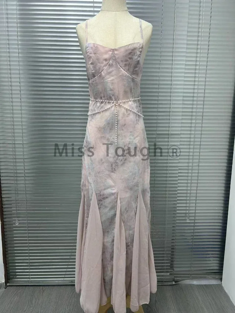 Verano Francia princesa Vintage vestido de una pieza mujeres cuello pico Sexy Y2k elegante vestido de fiesta de noche mujer delgada ropa de calle