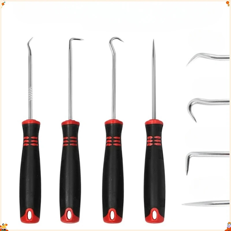 Precision Hooks Puller Remover Hook and Pick Set, Car Automotive Electronic Hand Tools for Oil Seal O-rings Auto Repair Tool