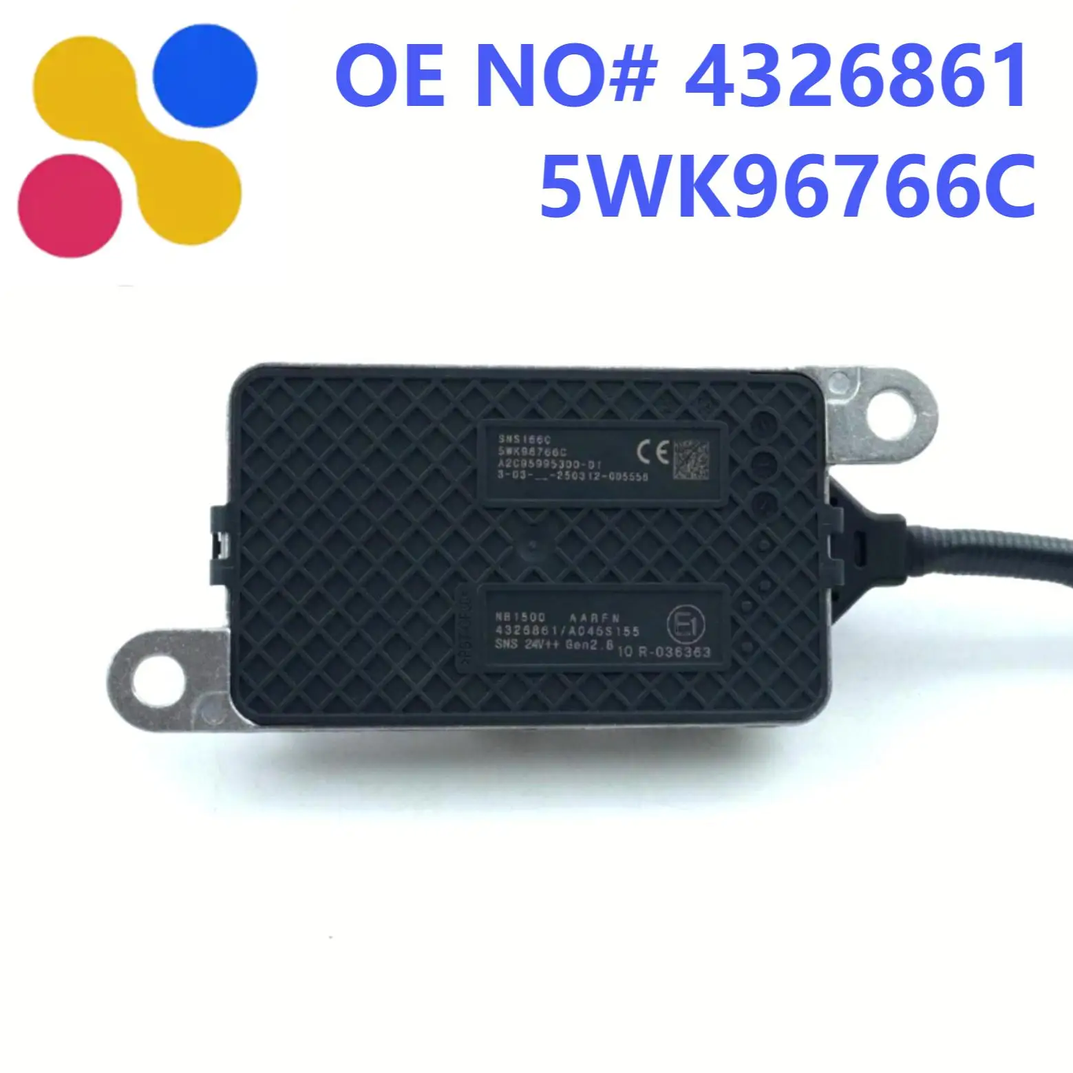 

For CUMMINS 5WK96766C 4326861 A045S155 5WK9 6766C Nox Sensor 24V Wholesale High Quality Nitrogen Oxygen Sensor