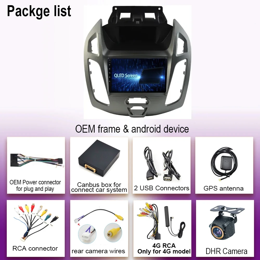 Android12 for ford TRANSIT 2014 2015 Radio Stereo Multimedia Car Player Head Unit GPS Carplay Autoradio Navigation DVD NO 2DIN image 6