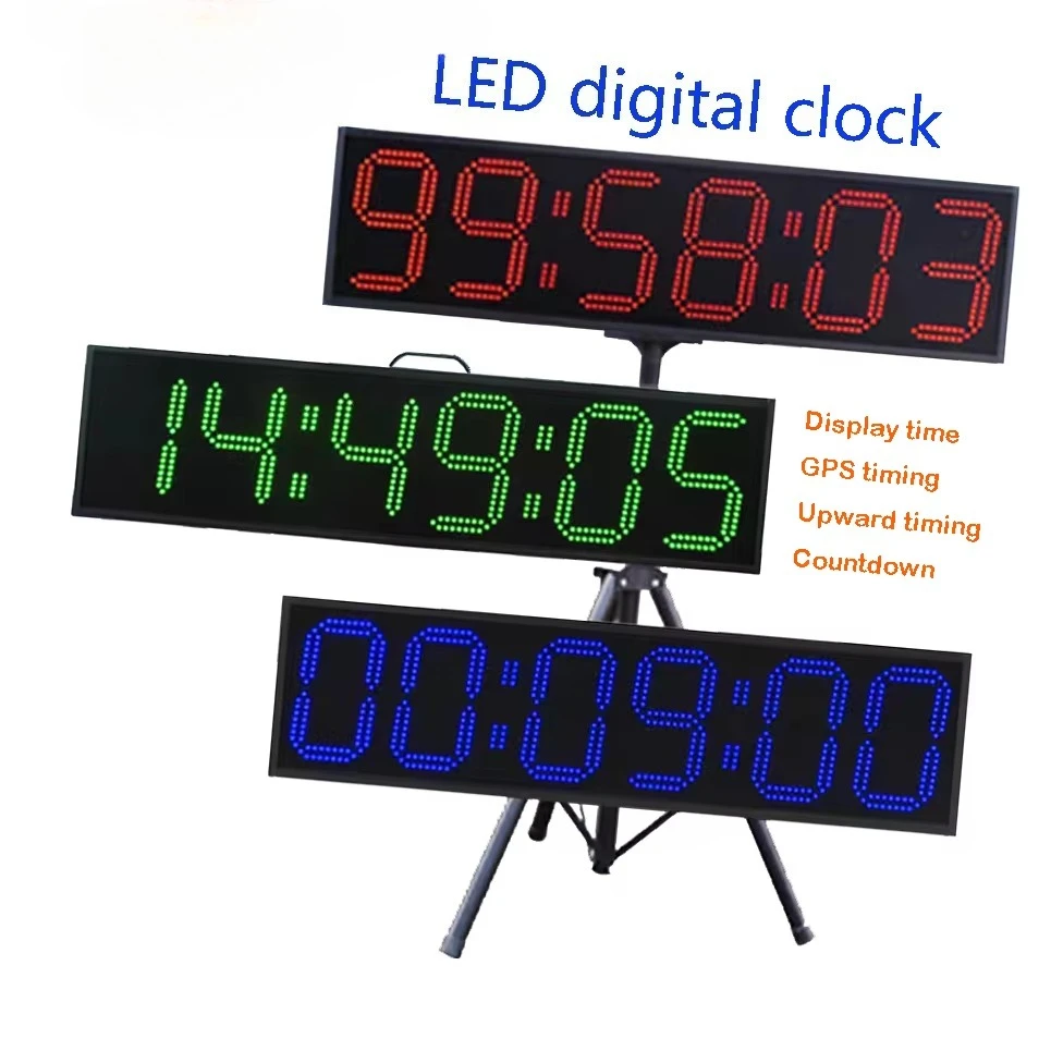 Outdoor Indoor Countdown Led Clock Display Digital Led Countup Dountdown Timer Day Hour Minute Second
