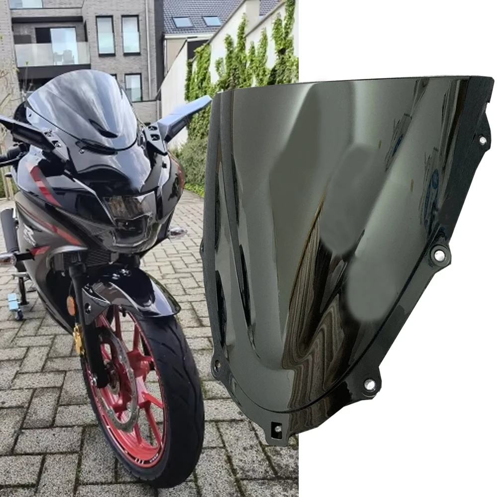 Parabrisas 2025 GSXR125 para Suzuki GSX-R 125 GSXR 150 parabrisas GSXR150 GSX 150R 2017-2024 GSX125R Deflector de viento doble burbuja