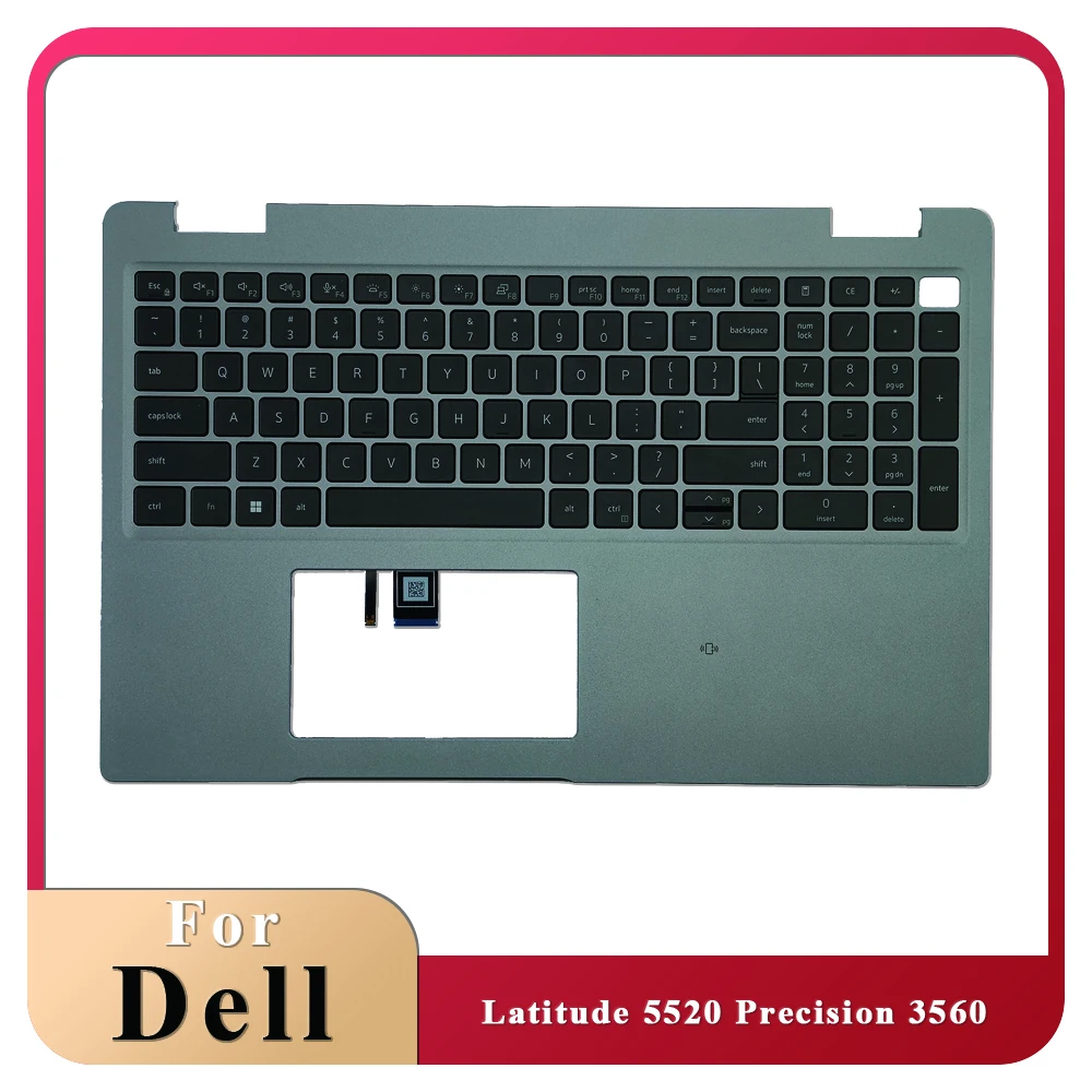 

009CM3 для ноутбука DELL Latitude 5520 Precision 3560, верхний чехол с клавиатурой с подсветкой, 100% протестированная верхняя крышка для ноутбука
