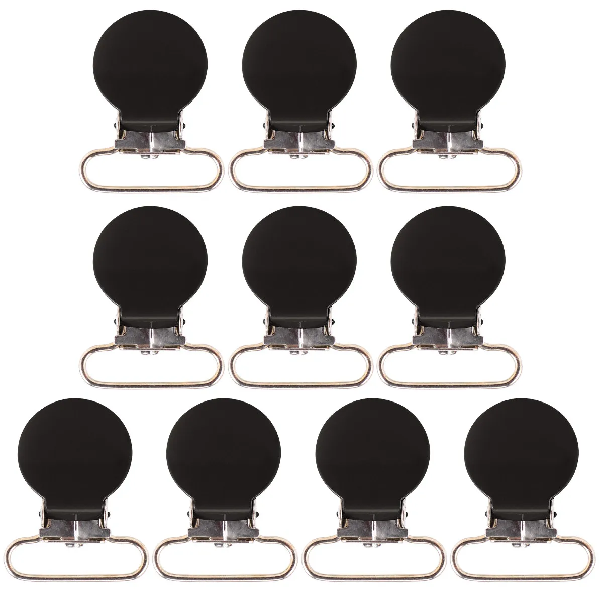 

10 шт. Премиальные железные зажимы для сосок, компактные легкие застежки-пряжки для детских аксессуаров, поделок, держателей для шапок и варежек, шитья и рукоделия