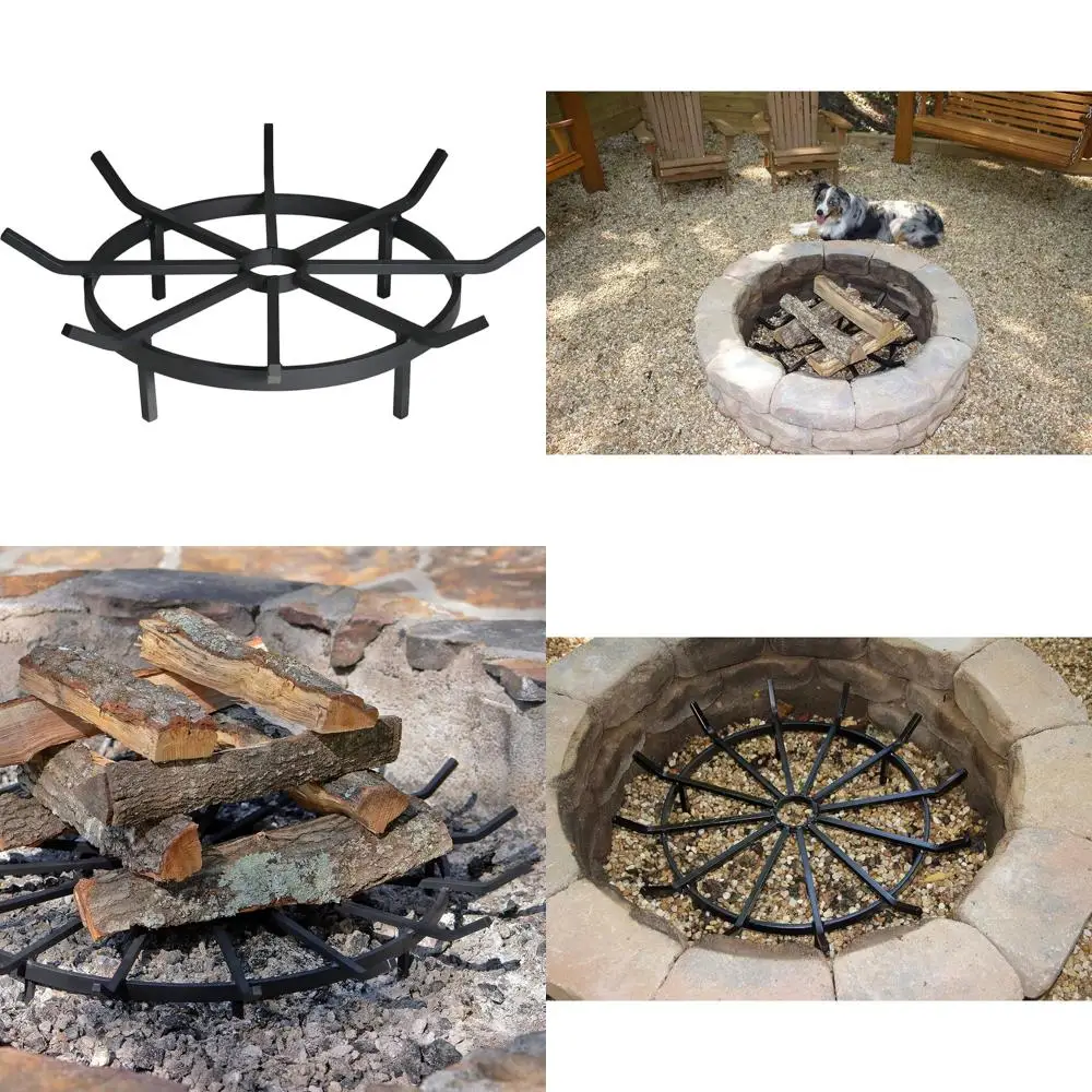 

20-дюймовая американская решетка для костровой чаши, для дров в форме колеса повозки
