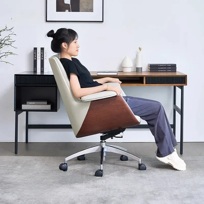 Cadeira giratória móveis casa acento design ergonômico escrita pc sala chaise confortável sillas para escritorio poltrona cadeira reclinável
