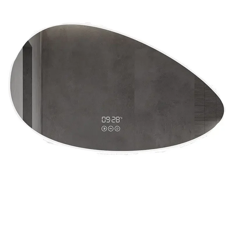 

Модное нестандартное безопасное зеркало, настенное освещение для ванной комнаты, зеркало для душа, ванной комнаты, эстетичная небьющаяся мебель Inteligente