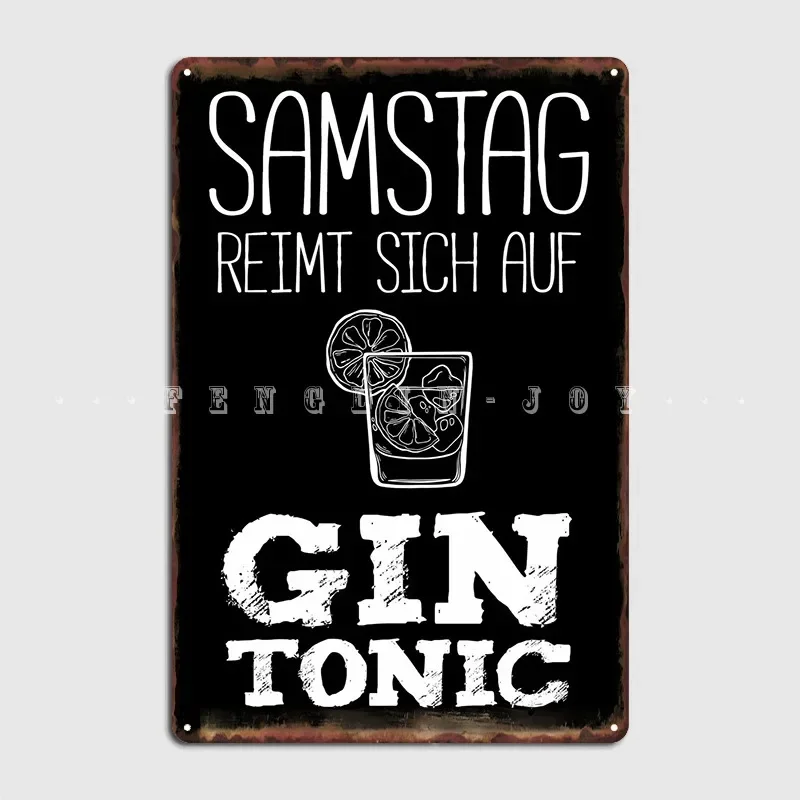 Gin Spruch Metal Si…