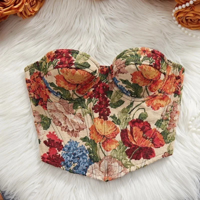 Multi-Color Underwired Corset Off-Shoulder Tummy Control Shapewear Slimming Top for Women Sexy Top in Sizes S to XL