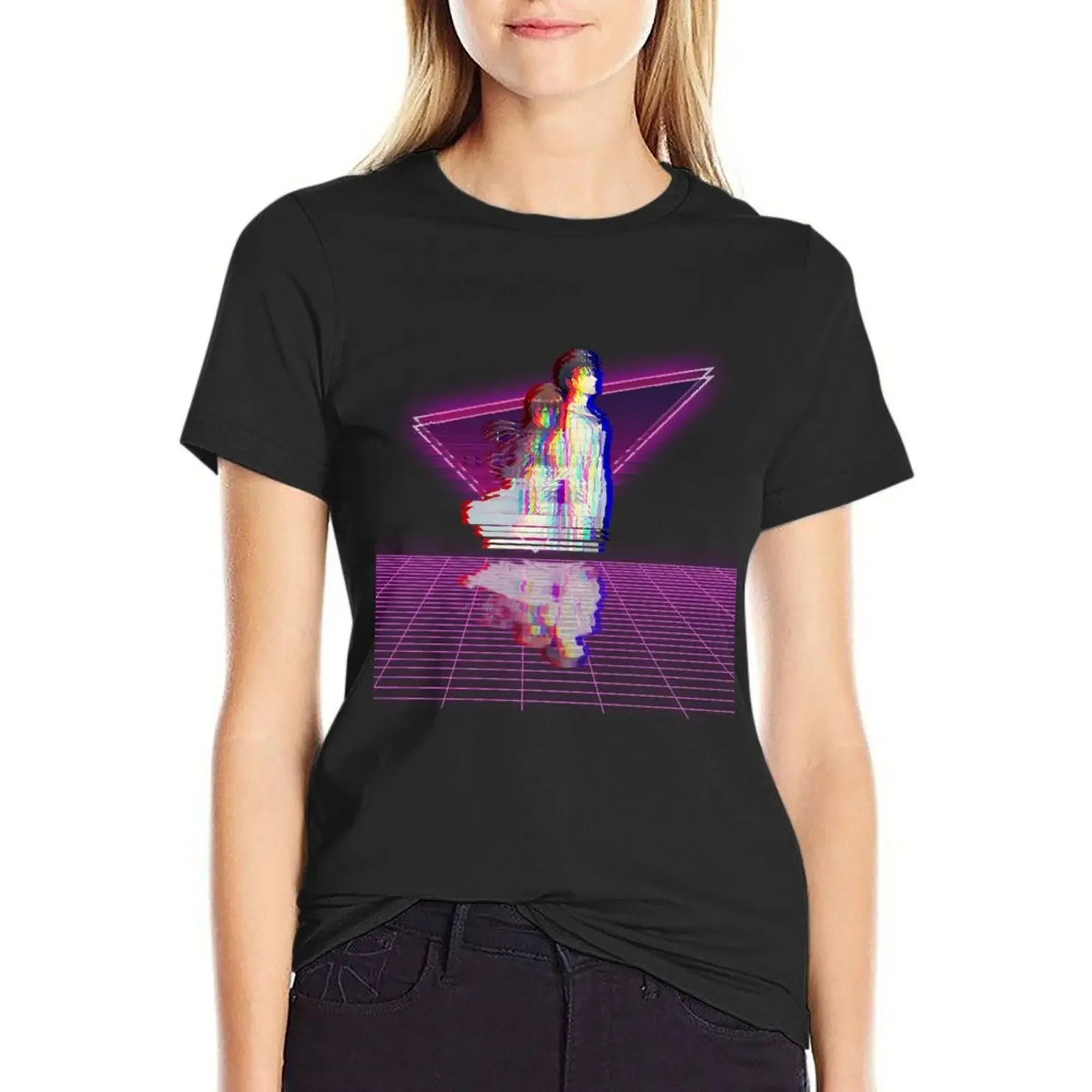 Birthday Gifts Steins Gate Outrun Awesome For Movie Fan T-Shirt lady clothes vintage clothes Woman T-shirts