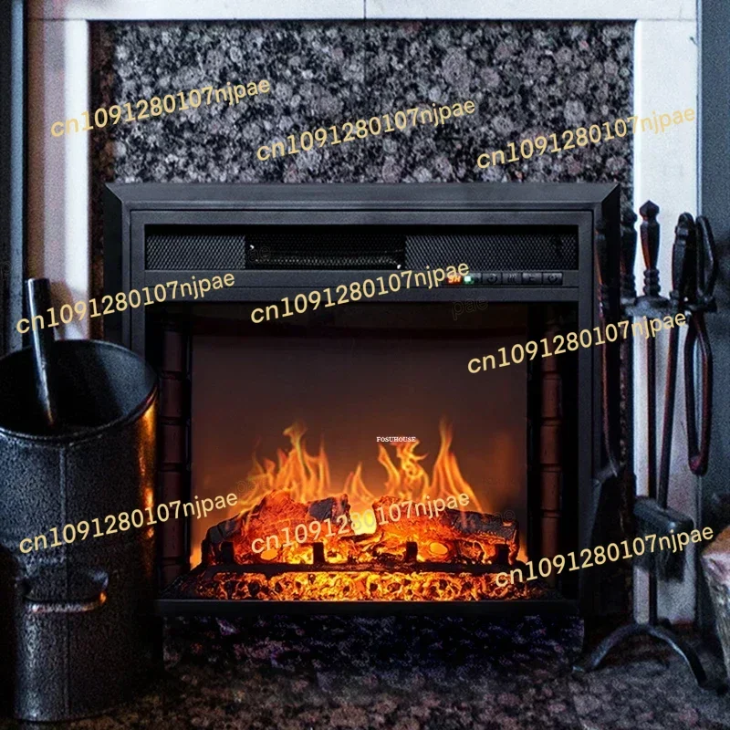 Riscaldatore da soggiorno europeo Decorazione della stanza a parete per la casa Camini decorativi con fiamma simulata Camino elettrico incorporato per hotel