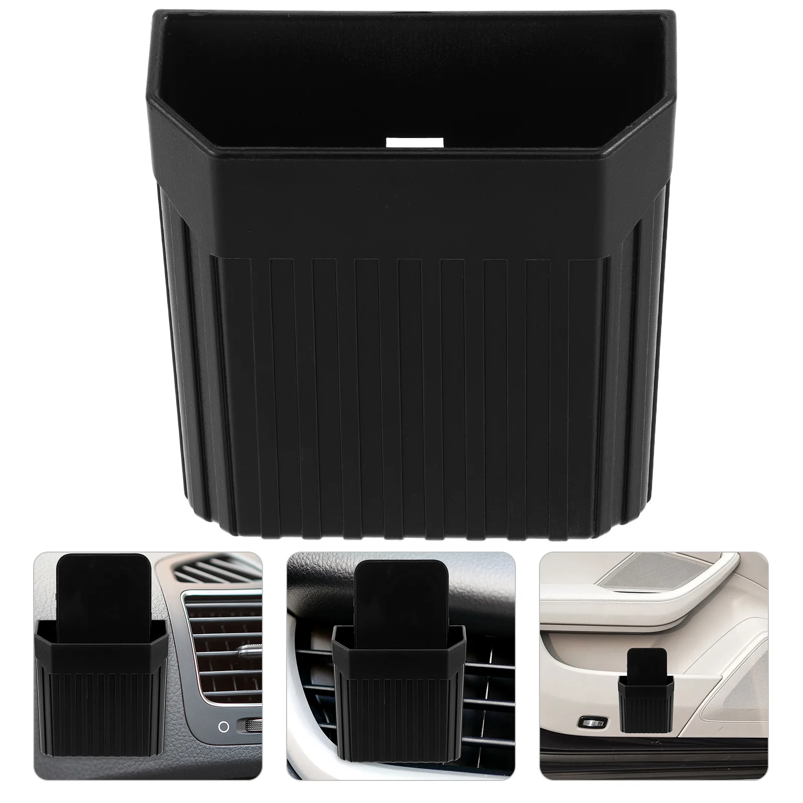 

Car Dashboard Storage Box Adhesive Air Vent Phone Mount Universal Car Phone Holder Vehicle Interior Organizer Dashboard Decor