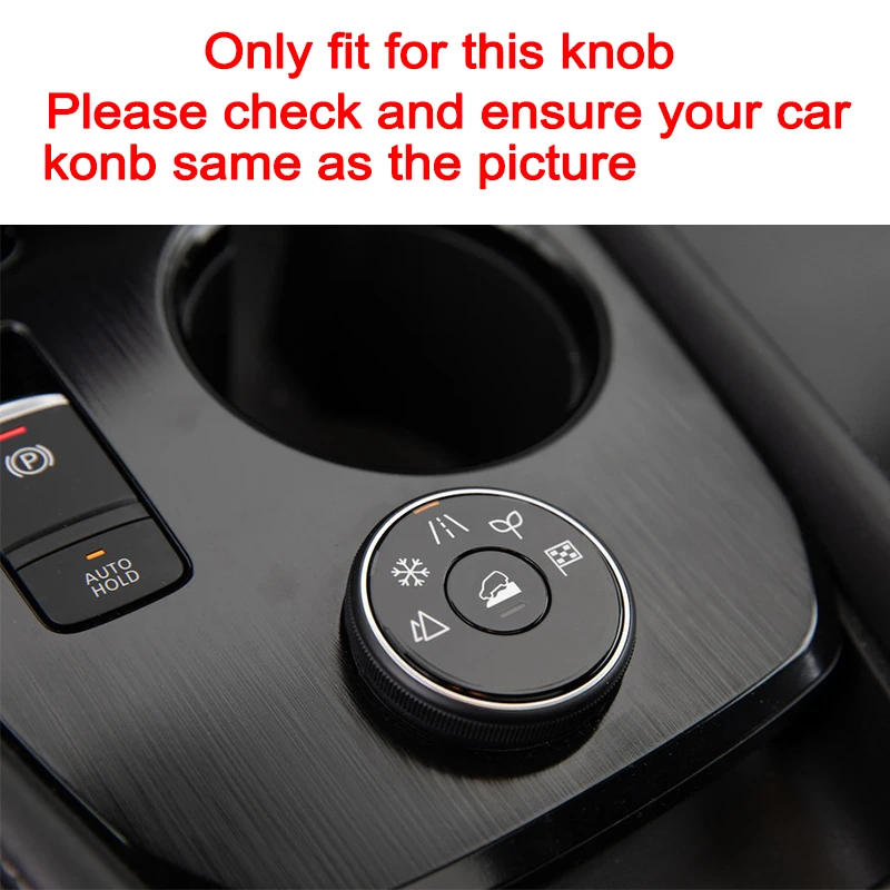 For Nissan X-trail 2021-2023 Center Console Drive Modes Switch Knob Decoration Ring Metal Cover Car Interior Accessories Trim
