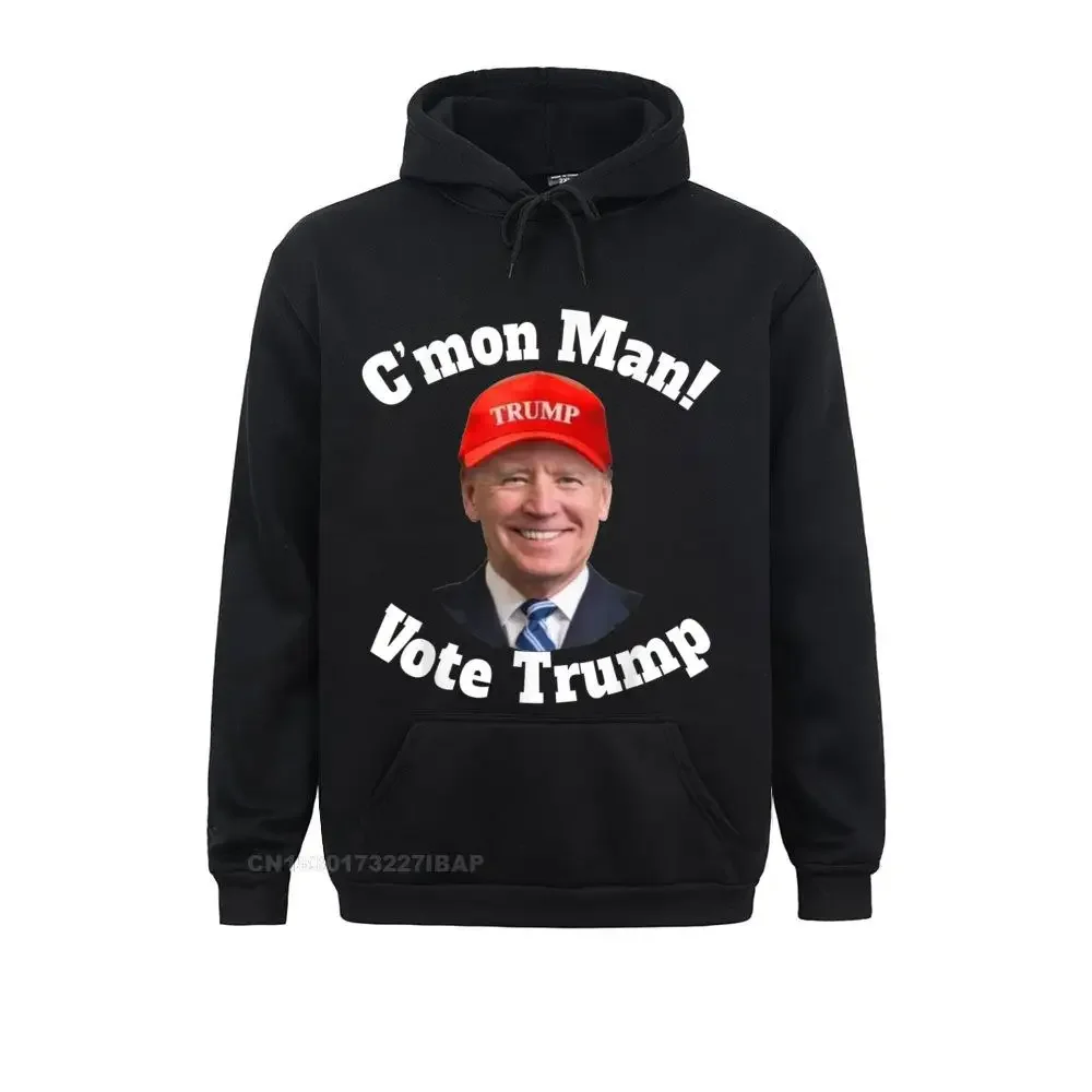 

C'mon Man! Pro Trump Biden Votes Trump Halloween Hoodie Newest Outdoor Hoodies Fall Sweatshirts for Men Printed On Hoods