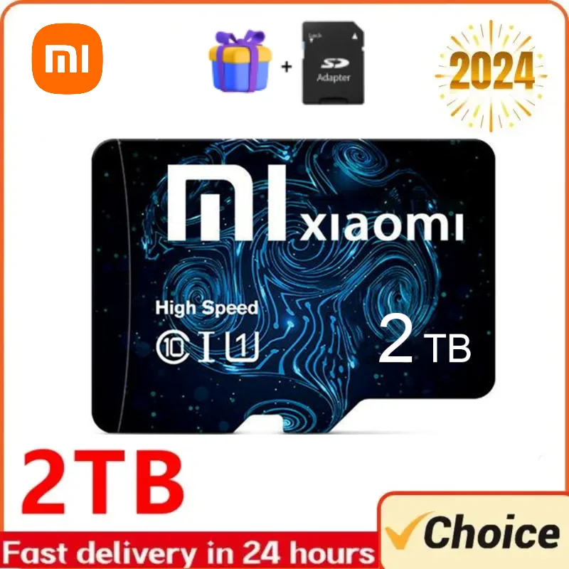 

Original Xiaomi 1TB Micro TF SD Card Memory TF/SD Card 128GB 256GB 512GB 64GB Mini Class10 Memory Card For Camera/Phone 2024 NEW