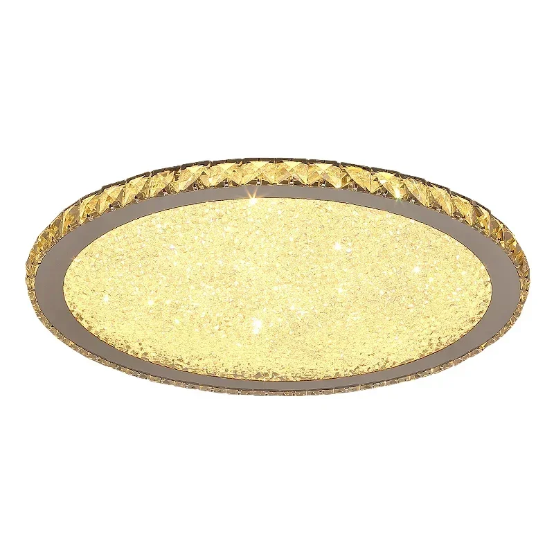 

Hot Sale Remote Control K9 Crystal Ceiling Lamp For Living Room Decoration Round Square LED Indoor Lighting Lustre