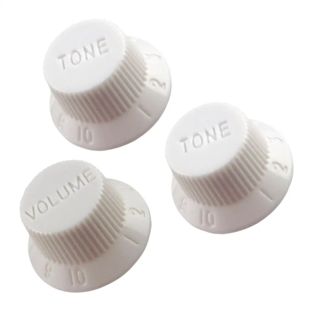 Tooyful Volume Knob Tone Button Replacement Parts for ST Sq Guitar Accessries Pack of 3