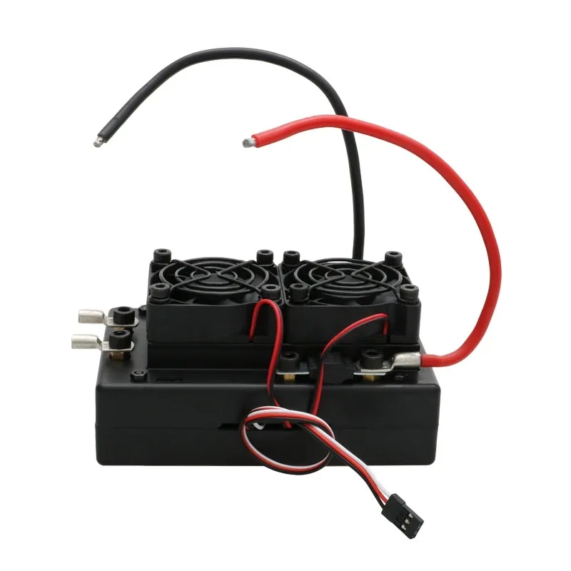 12V-33V 200A Brushed ESC with Cooling Fan, Electronic Speed Controller for RC Boat 800W-1000W Motor