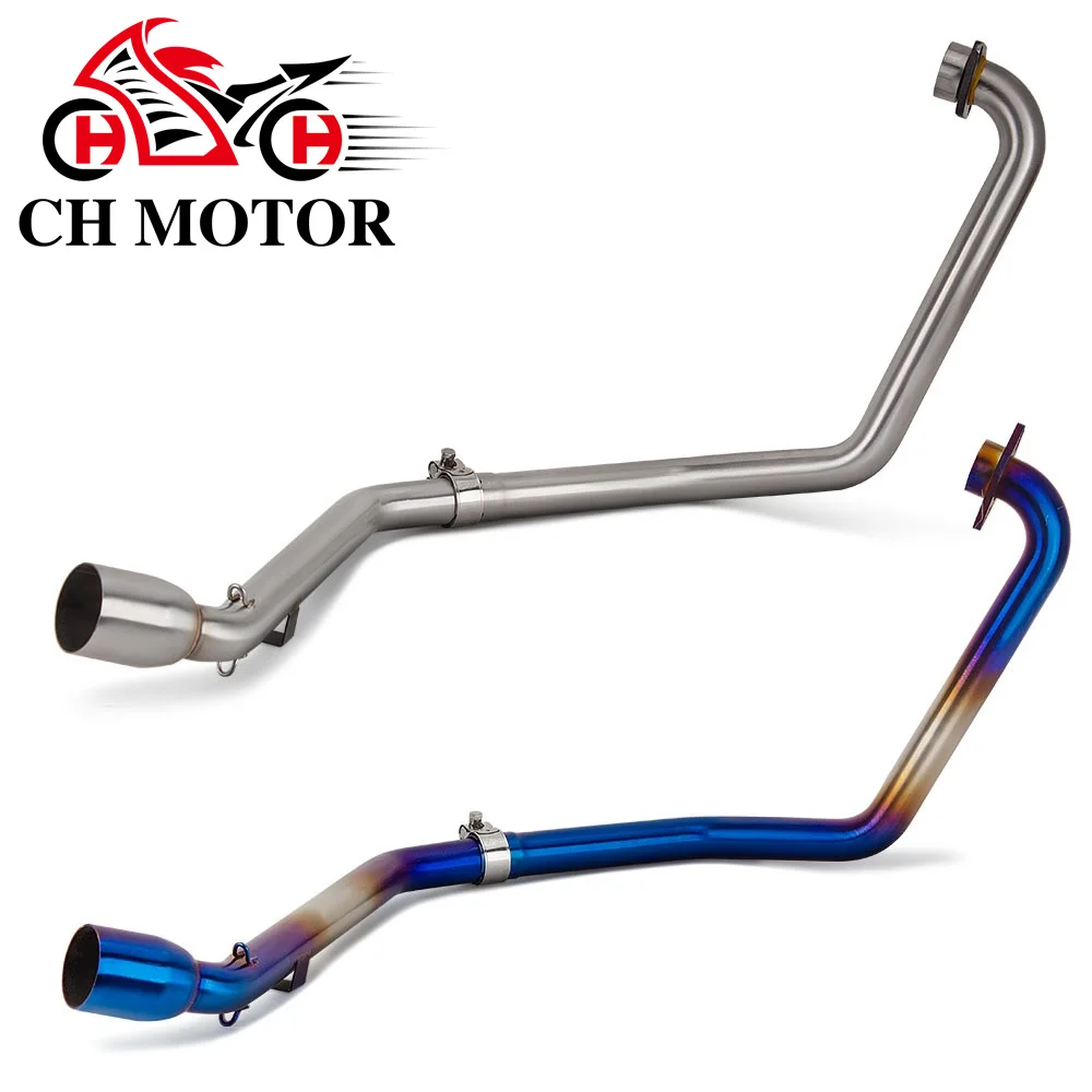 motorcycle exhaust front pipe  Durable stainless steel front link pipe For Yamaha FZ-S150 FZS150For Yamaha FZ-S150 FZS150