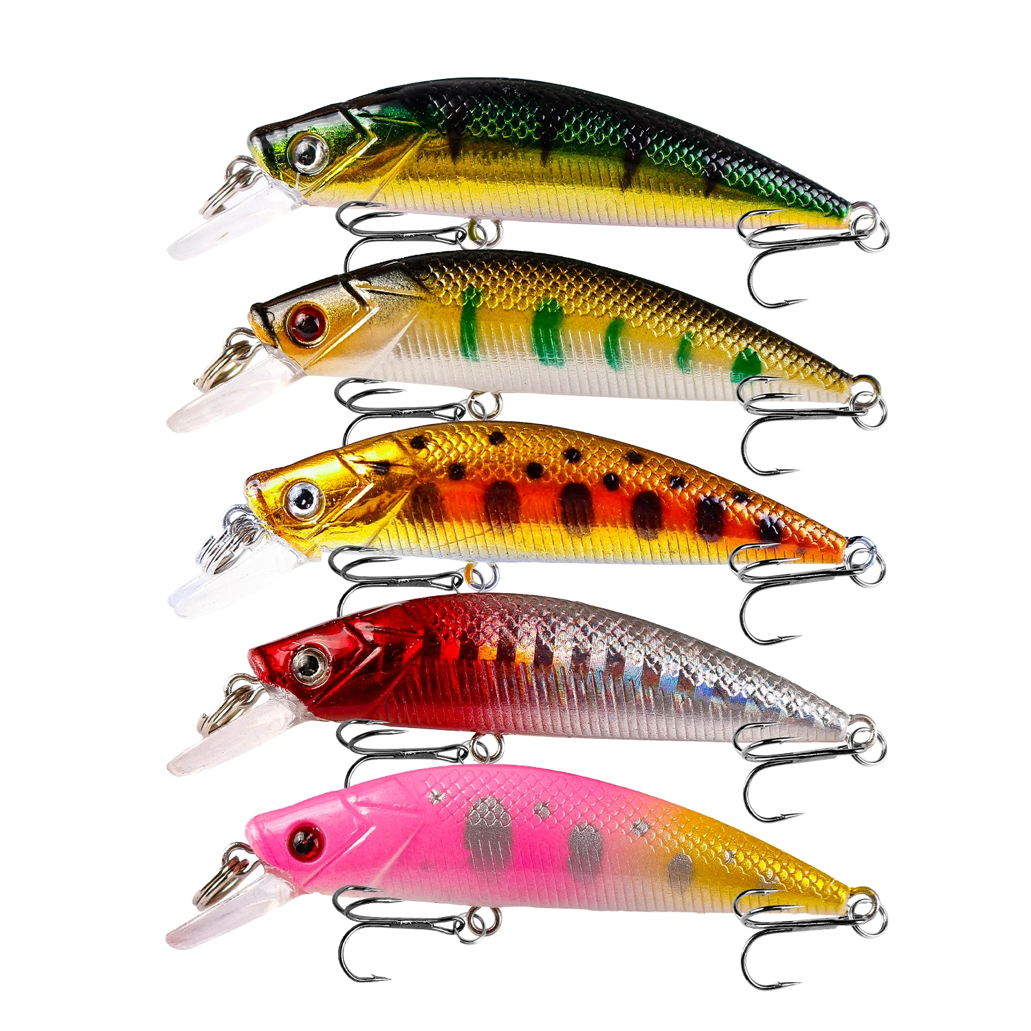 1pcs Sinking Minnow Fishing Lures Wobblers 6cm 6g High Quality Artificial Plastic Bait  Built-in lead Crankbaits Carp Tackle