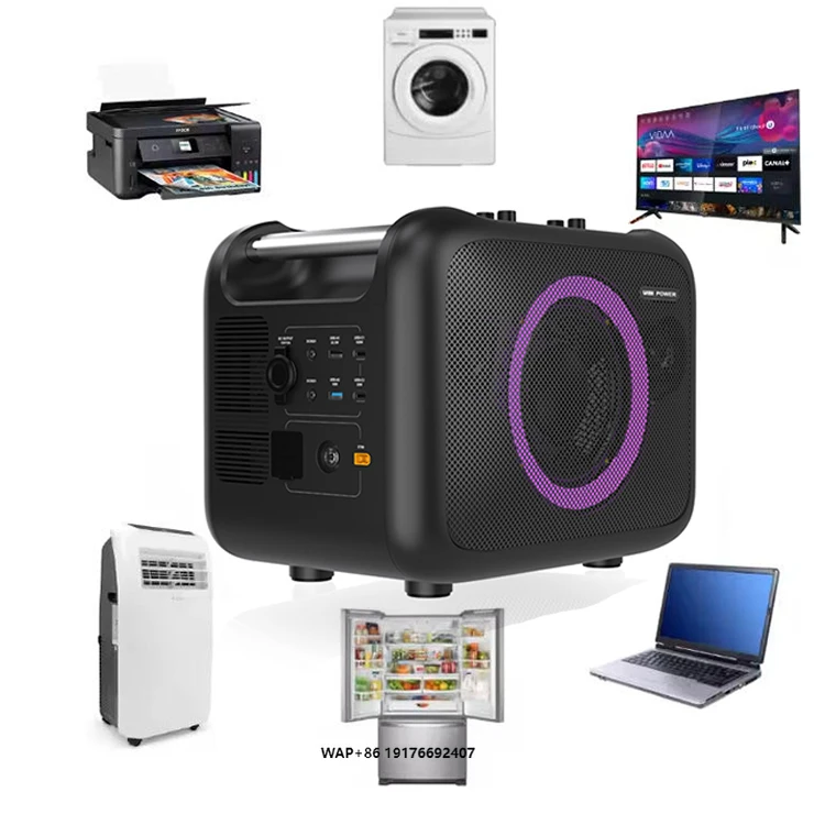 

1200w Solar Power Battery Camping Solar Generator Portable Electricity Generator Portable Emergency Power Station For Outdoor