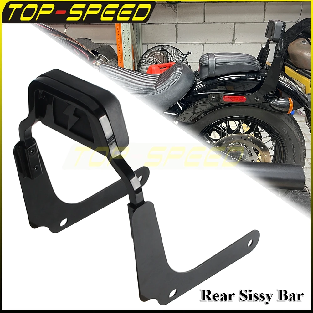 

Для Harley M8 Softail FXBB FXBBS FLDE FXST Тонкий FLSL Клубный стиль пассажирские спинки Низкопрофильный фиксированный мини-спортивный комплект Sissy Bar