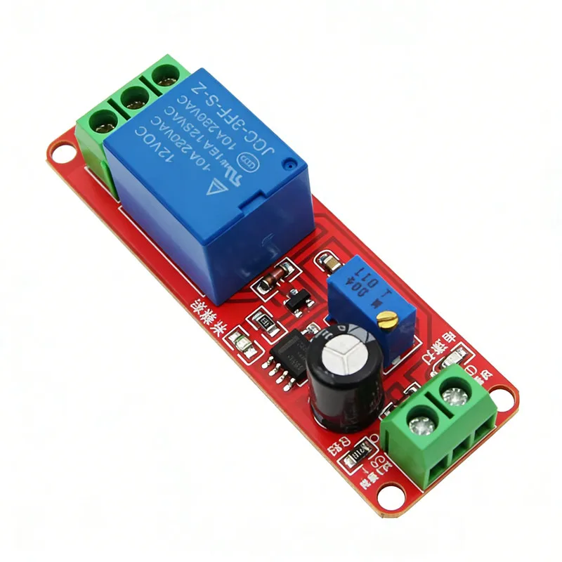 1pcs NE555 Timer Switch Adjustable Module Time delay relay Module DC 12V Delay relay shield 0~10S