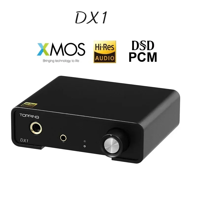 

US.EU DX1 Decoder AK4493S XU208 DAC&Headphone amplifier Support up to DSD256 PCM384 Mini DAC