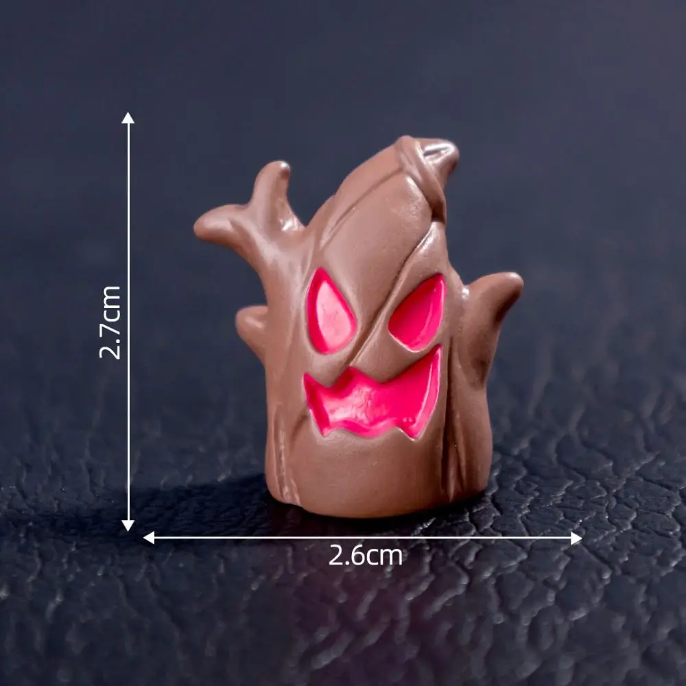 

Ghost Mini Pumpkin Resin Doll Black Cat Tree Hallowmas Doll House Accessories Miniature Scene Decorate