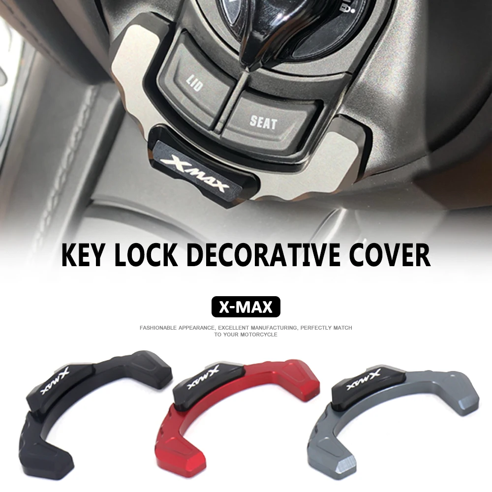 New For YAMHA X-MAX XMAX 125 250 300 400 Motorcycle Accessories Electric Door Lock Decorative Cover For XMAX125 XMAX250 XMAX300