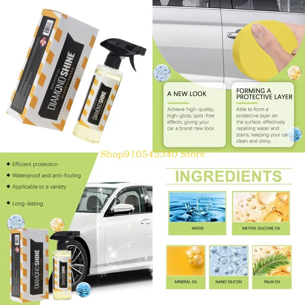 

U2JA Car Tire Cleaner Sprayer Remove Tire Refurbishing Agent Cleaner Sprayer