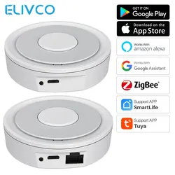 Tuya Zigbee 3.0 Gateway Hub Wireless/Wired Smart Home Bridge Smart Life APP telecomando funziona con Alexa Google Assistant