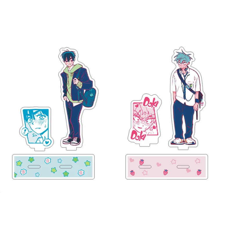 الغريبة المرحلة إيفان و تيل أرقام الاكريليك حامل أنيمي عمل الشكل الملحقات جمع الاطفال الشكل اللعب هدية سطح المكتب الحلي #6