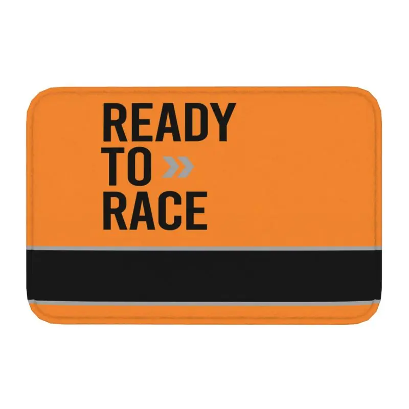 Ready To Race Front Floor Door Entrance Mats Outdoor Cross Motocross Bitumen Bike Life Bathroom Doormat Balcony Carpet Rug