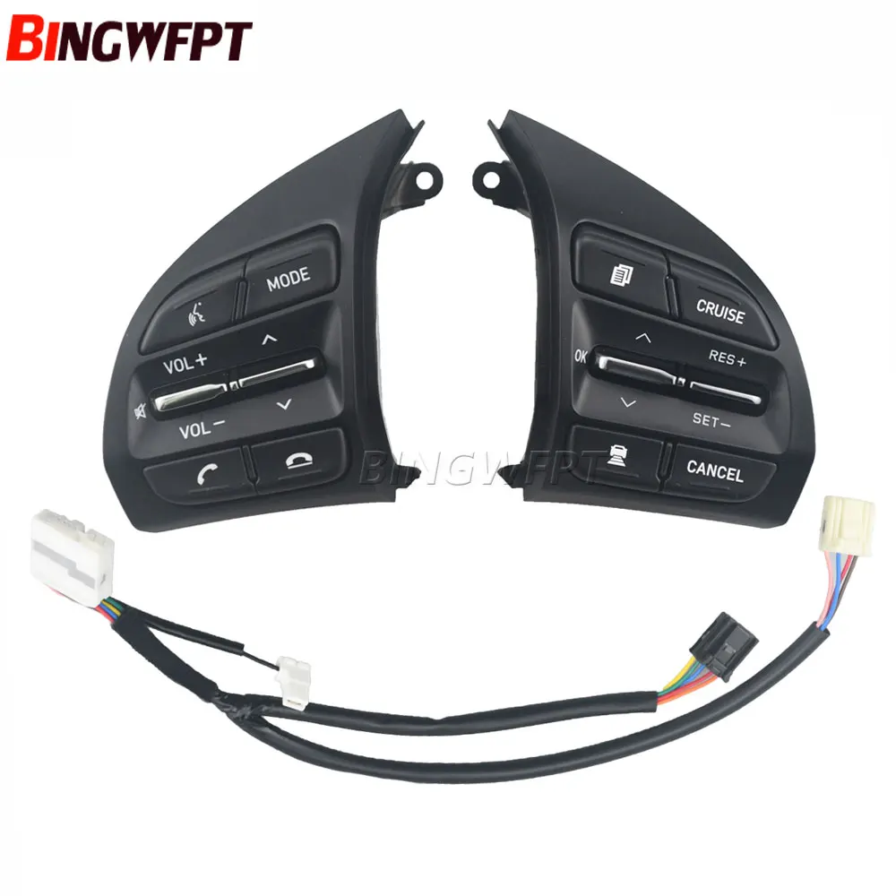 Steering Wheel Switch Cruise Control Button For Hyundai FESTA 2018 1.6T