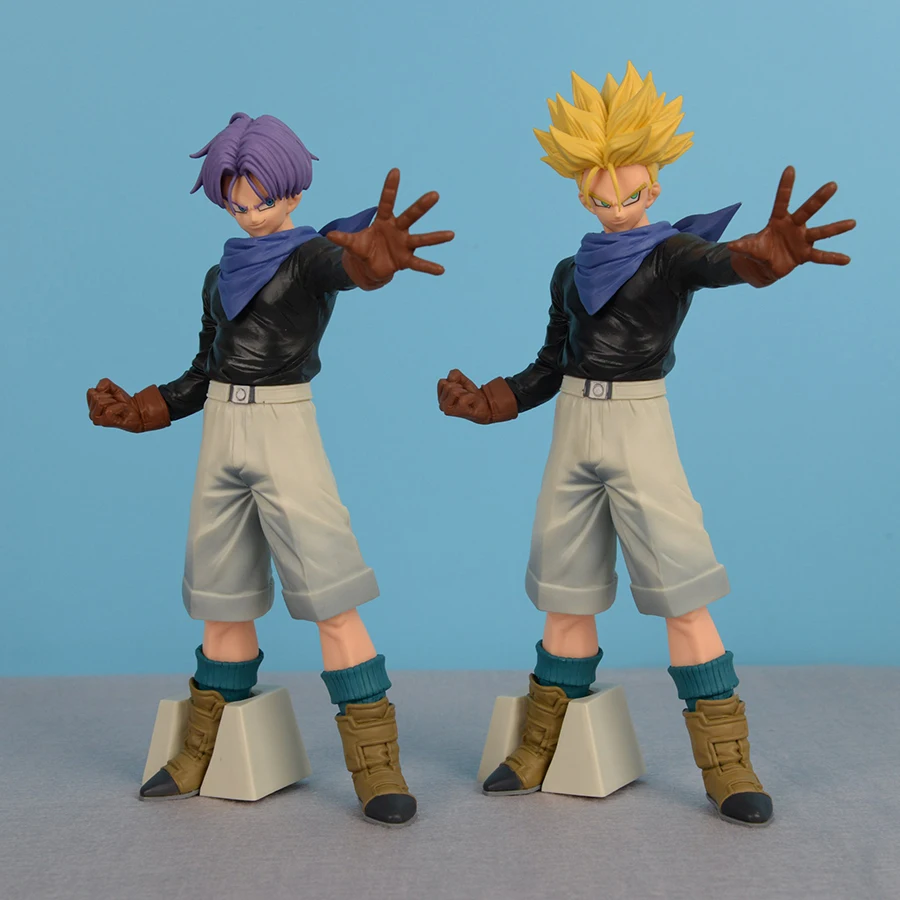 Original Banpresto Dragon Ball GT Ultimate Soldiers SSJ Trunks PVC Action Figure Collection Model Toys Anime Figurals Brinquedos