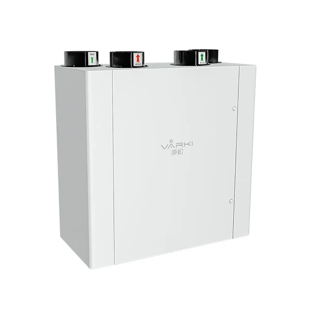 Low Noise Energy Recovery Fresh Air Ventilator for Villa Gym Hall 800m³/h Air Recuperator ERV HRV HVAC System with Wifi Control