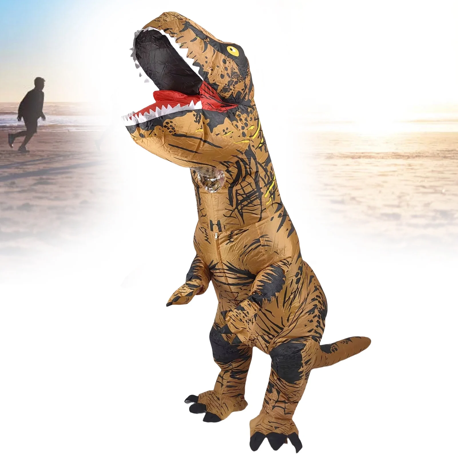 

Надувной костюм динозавра для Хэллоуина, косплея, вечеринок и Рождества