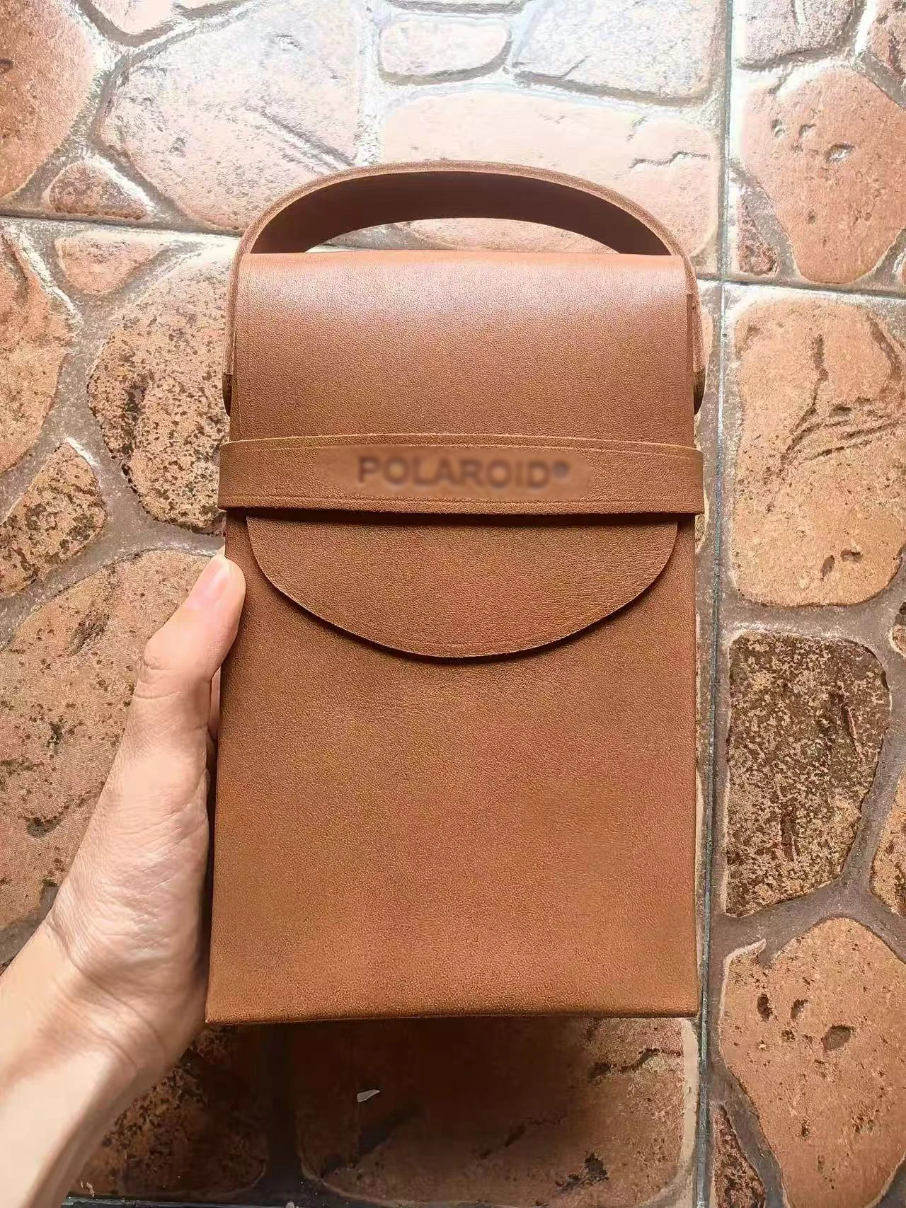 custom Photo Camera Genuine leather cowhide Bag Body BOX Case For Polaroid SX70 SX-70 Protective sleeve portable sheath