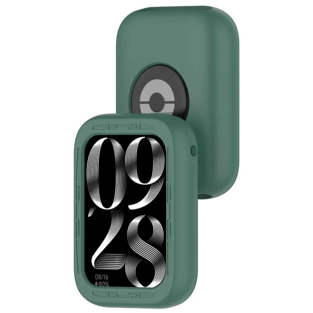 Capa protetora de silicone à prova de choque para xiaomi mi band 8 pro, colorido, anti-riscos, anti-riscos, à prova de choque