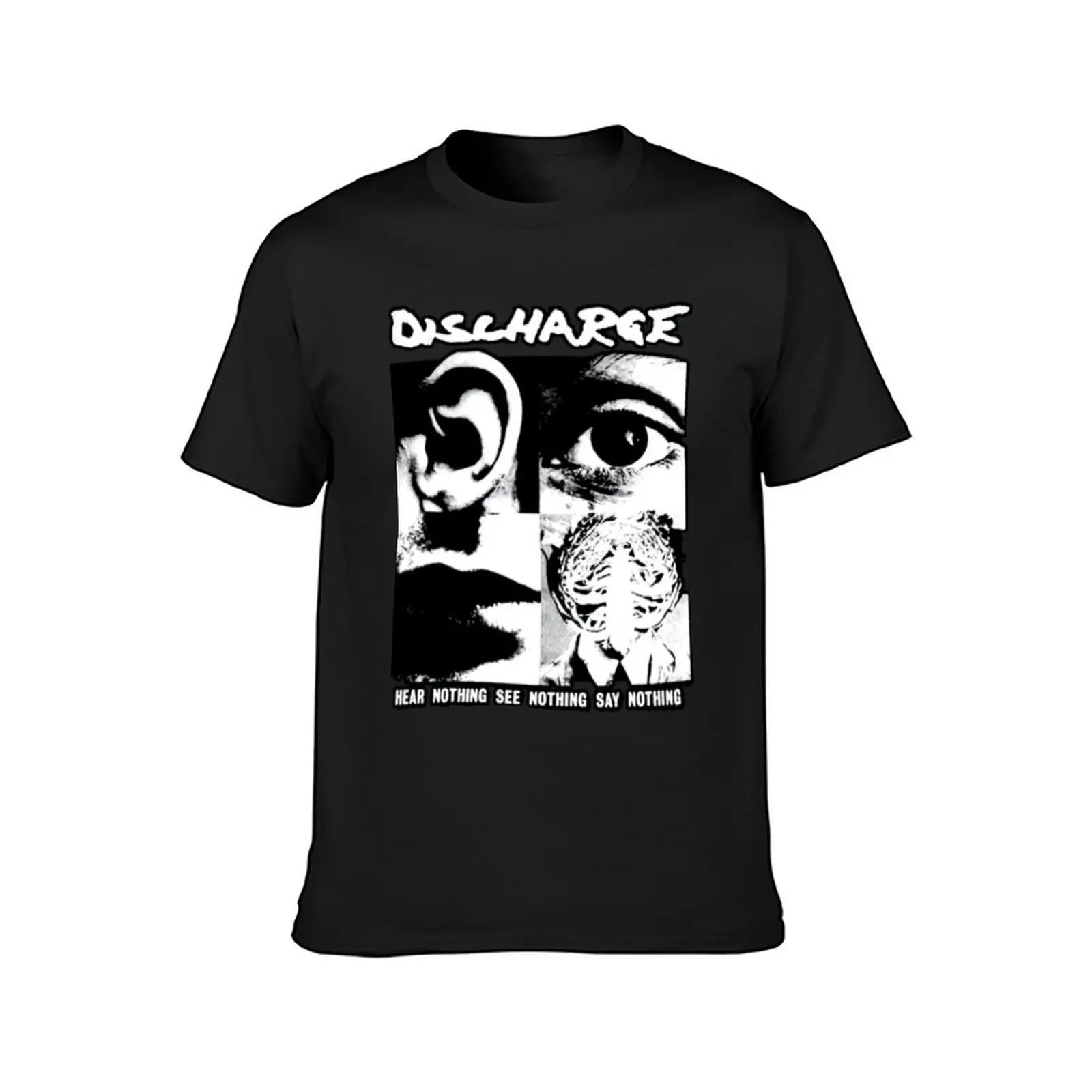 Discharge T-Shirt aesthetic clothes customs quick-drying heavyweight t shirts for men