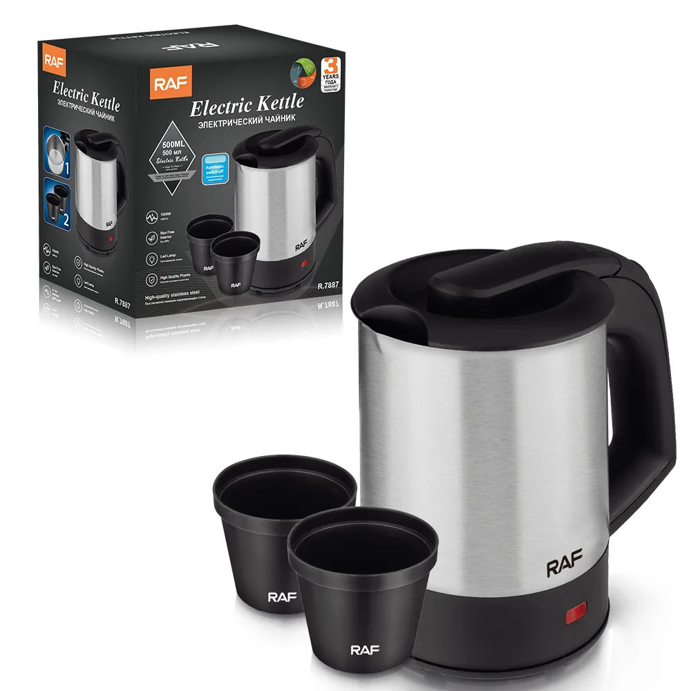 0.5L Small Stainles Steel Electric Kettle Electric kettle/kettle Automatically Power off 1000W