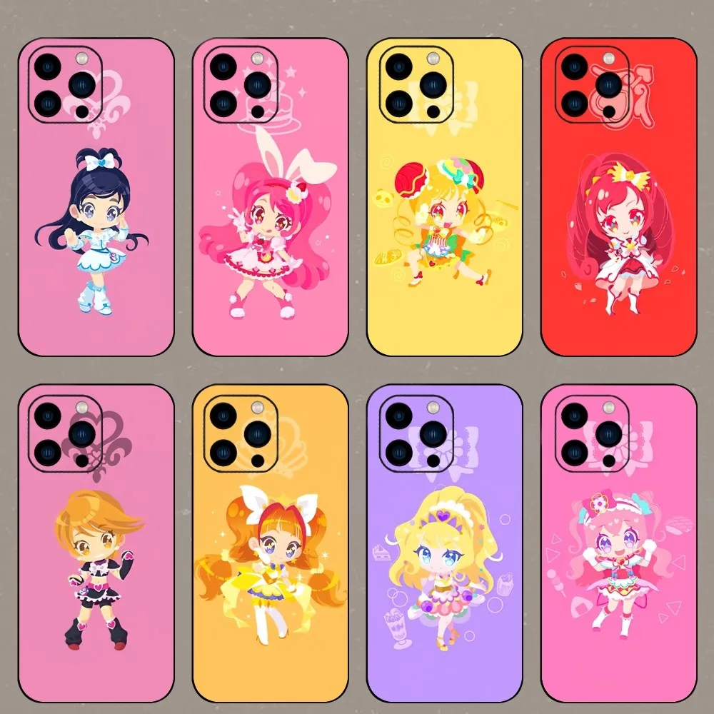 Pretty cure Phone Case For iPhone 15 14 13 12 Mini 11 Pro Max X XR XS 8 SE Plus Cover