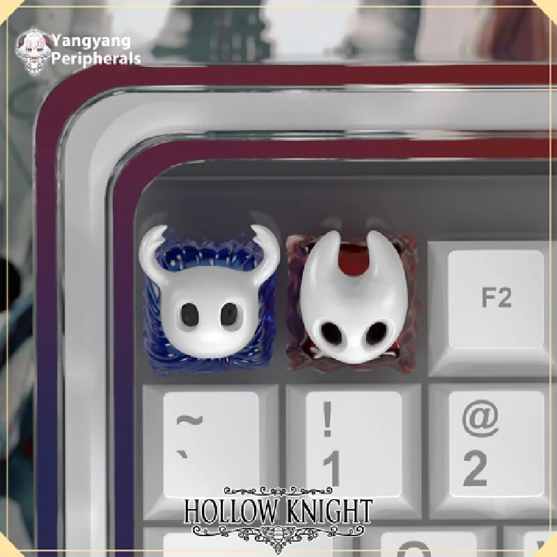 Artisan Hollow Knight Keycap - Chaveiro de resina 3D feito à mão, teclado mecânico personalizado, presente para jogador, o melhor presente para um amigo