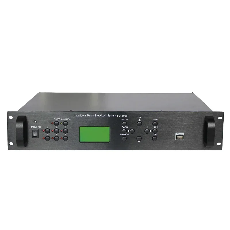 Intelligent Broadcasting Timimg Alarm Player With Microcomputer Control Built-in 8GB Memory
