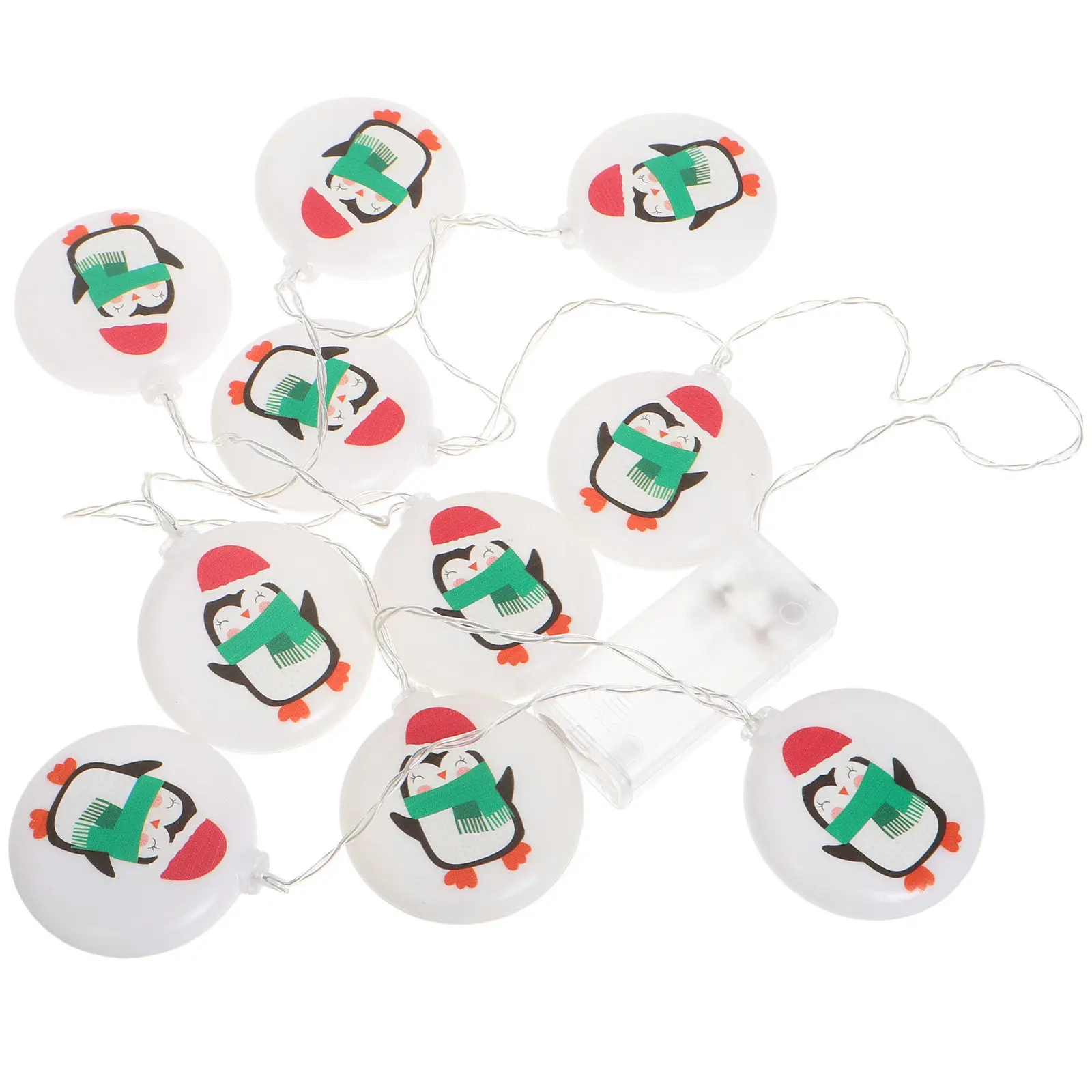 

1Pcs Penguin LED Christmas String Lamp Decorative Light Warm Light for Indoor Outdoor Festival Yard Garden Party
