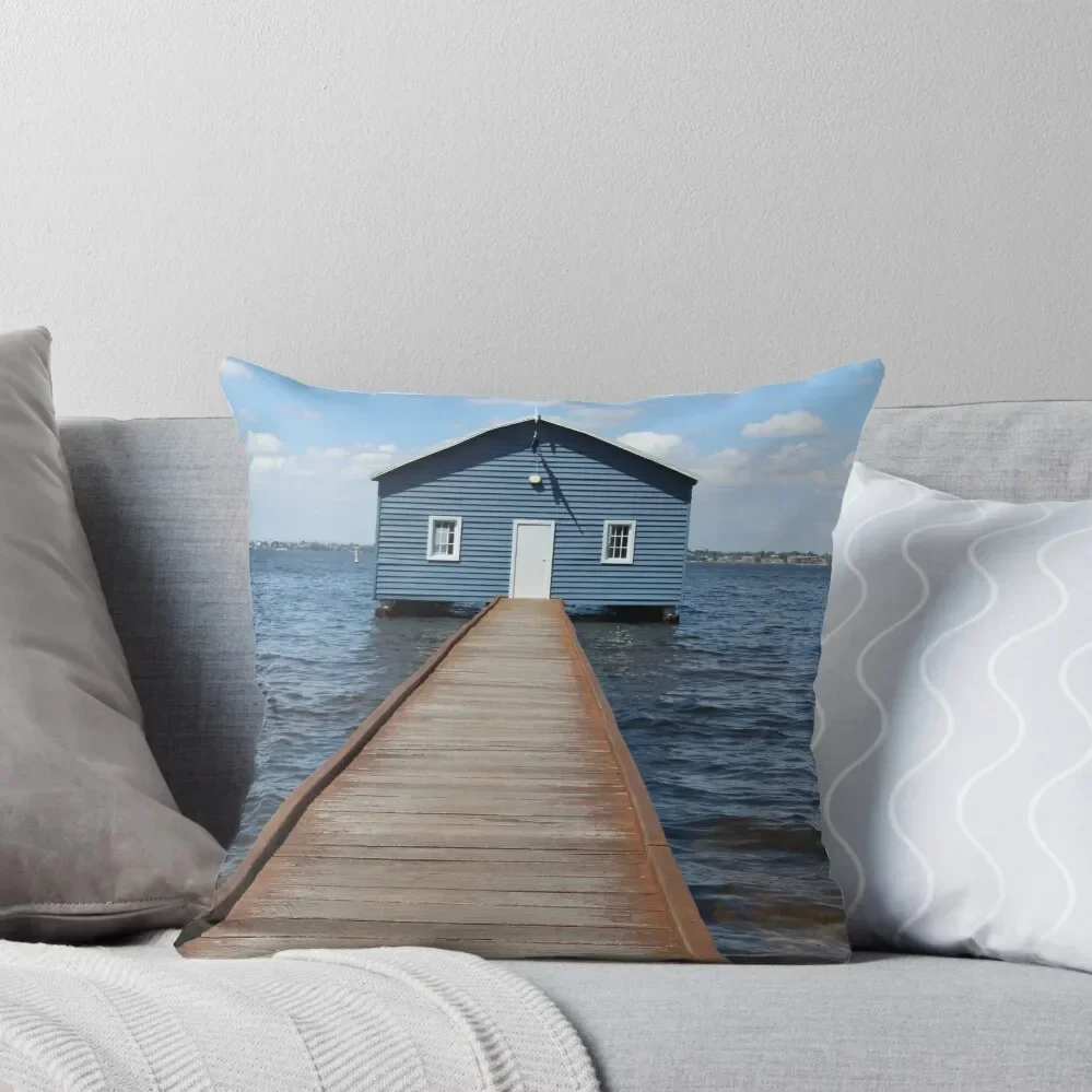 

No Blues at this Boat House Throw Pillow Bed pillowcases Rectangular Cushion Cover Sitting Cushion pillow