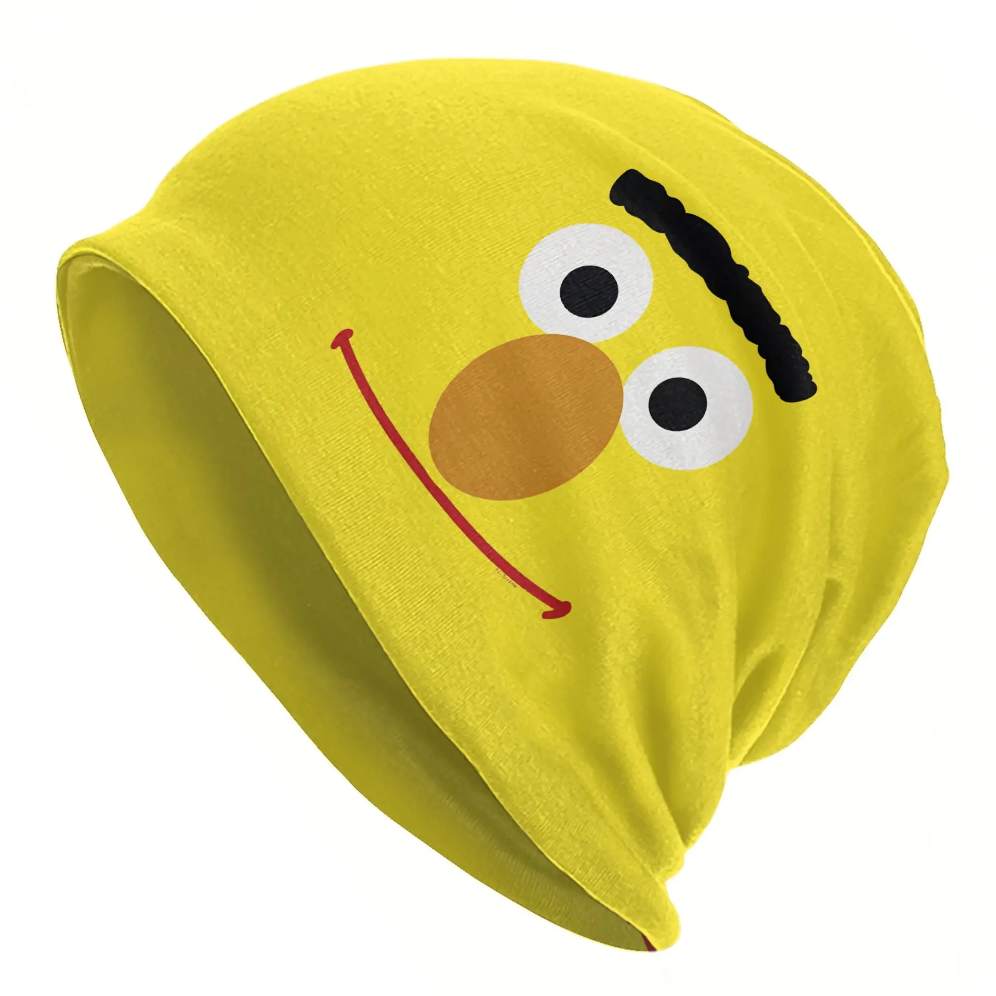 Bert Smile Bonnet Hats Hip Hop Outdoor Sesamed Skullies Beanies Hats Men's Women's Warm Thermal Elastic Cap