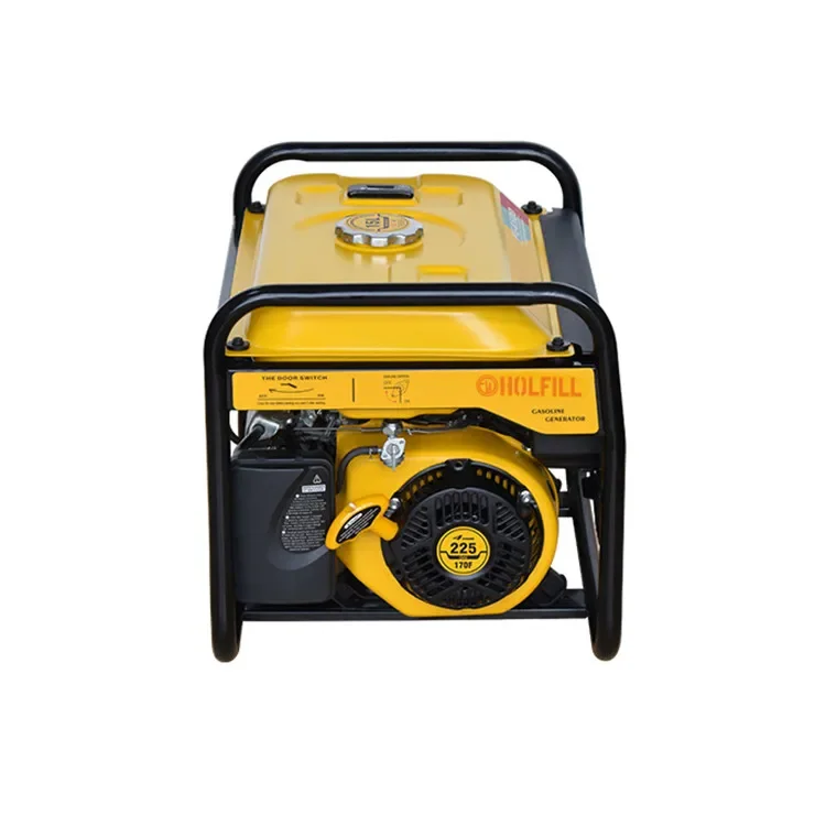 #YUNYI Single Phase Air Cooled 3.2kw 3.5kw Gasoline Manual Electric Generator For Home Standby